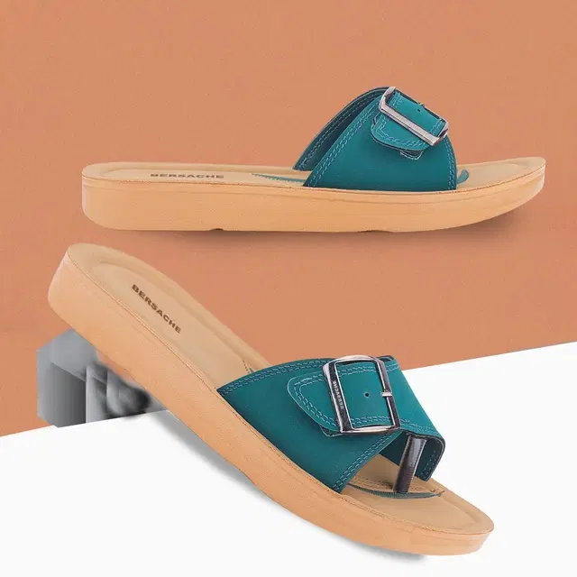 Slipper For Women, Green (5)