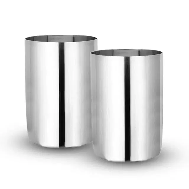 JENSONS Steel Amrapali Glass, 300 mL each, Pack of 2