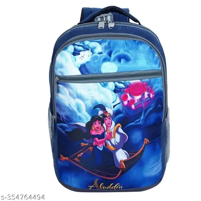 Polyester Backpacks for Kids, Navy Blue, 30 L