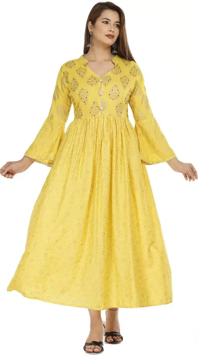 Gown for Women (Gold, M)