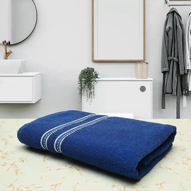 Bath Towel, Blue, 27"x54"