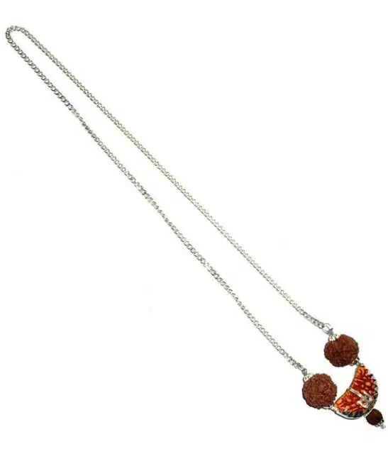 BHARDWAJ RETAILS Ek Mukhi Rudraksha Pendent, Pack of 1 (Assorted) (BR15)