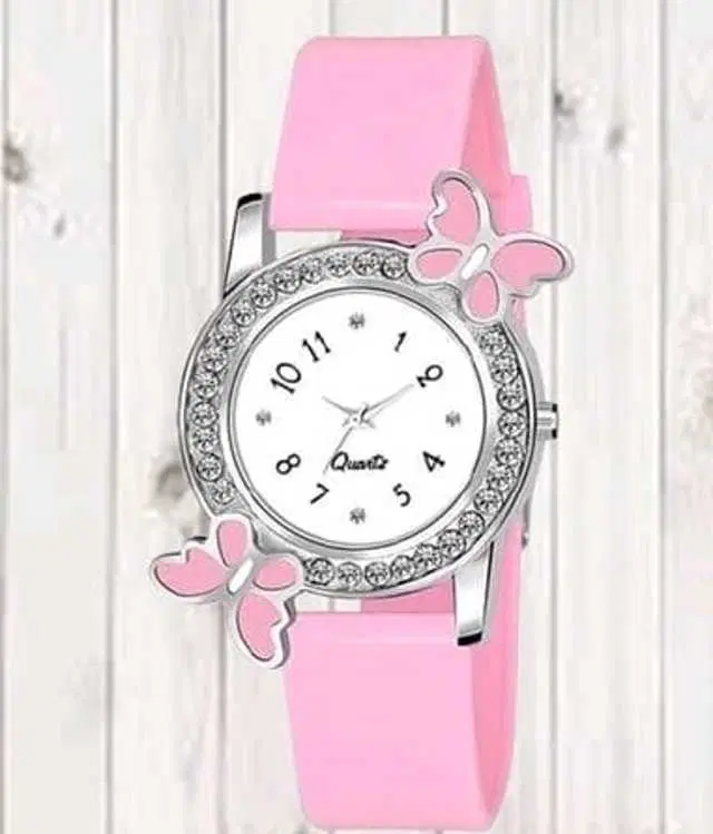 Analog Watch For Womens (Pink) (WS-50)