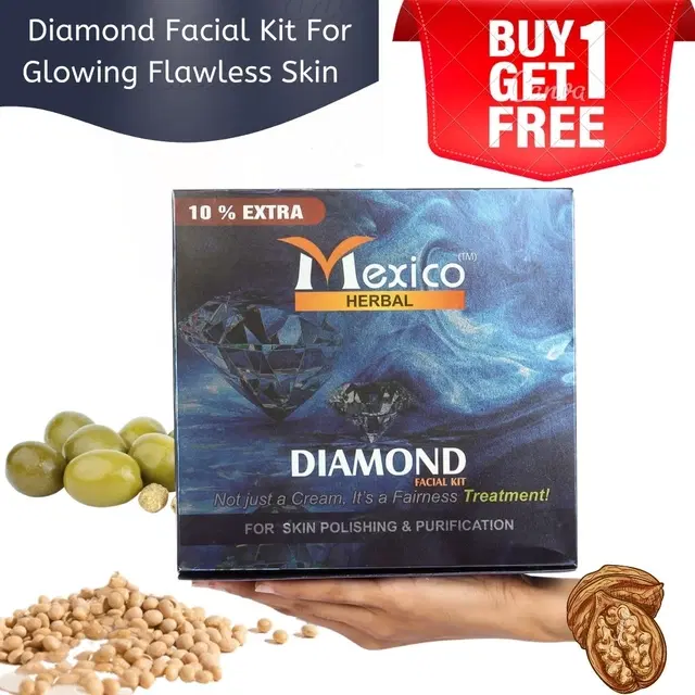 Maxico Herbal Diamond Facial Kit, Pack of 2