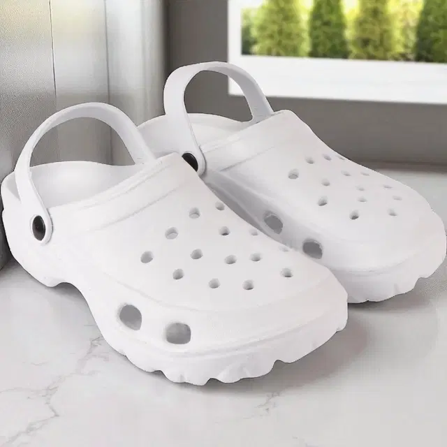 Clogs for Men, White (8)
