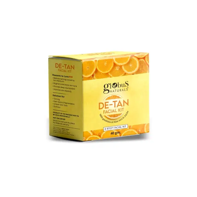 Globus Naturals De-Tan Facial Kit 40 g
