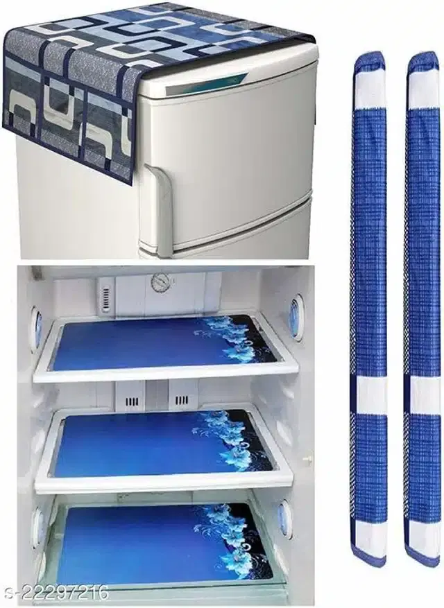 Fridge Cover Set, Multicolor, Set of 6