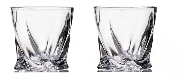 Liquor cum Cocktail Glasses, Transparent, 270 ml, Pack of 2
