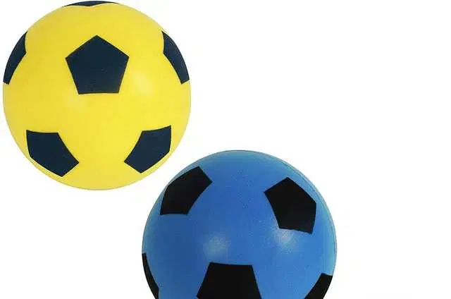 Pinak Rubber Kids Football Soccer Educational Toy Ball, PACK OF 2, Multicolor, PS-98