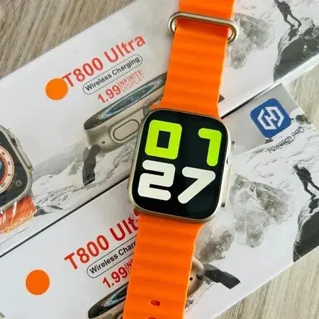 Silicone T800 Ultra Smartwatch, Orange
