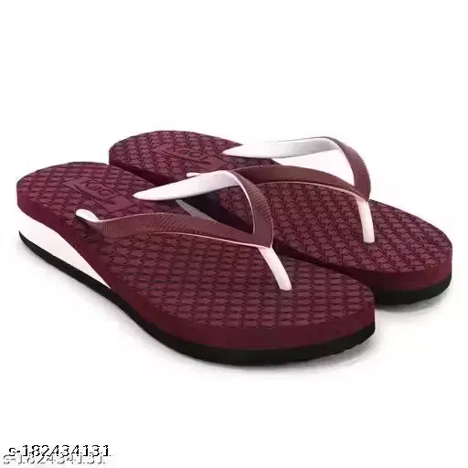 Flipflops for Women (Purple, 4)