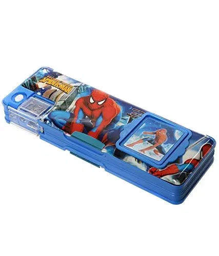 MINDFIT Spiderman Calculator Geometry Box, Multicolor