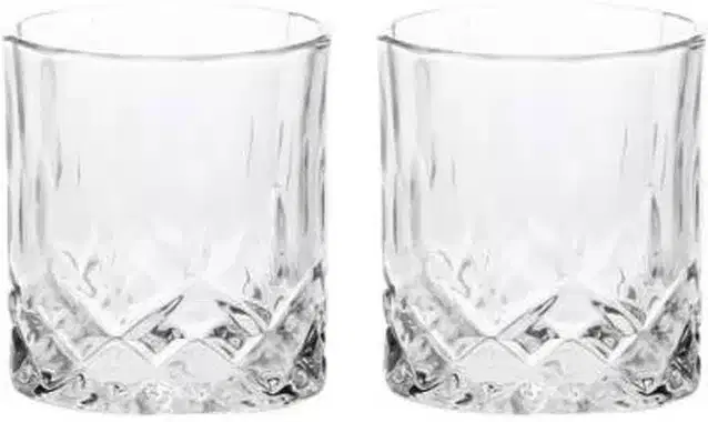 Liquor cum Cocktail Glasses, Transparent, 200 ml, Pack of 2
