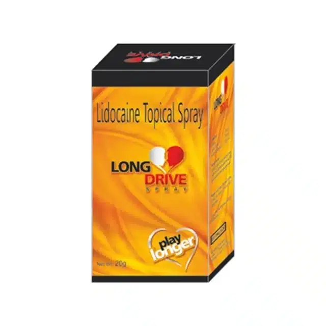Lidocaine Topical Long Drive Sexual Spray, 20 g