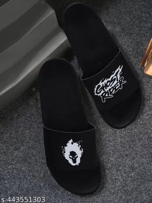 Sliders for Men, White & Black (9)