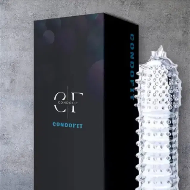 Crystal Dotted Reusable Condom for Men, Transparent