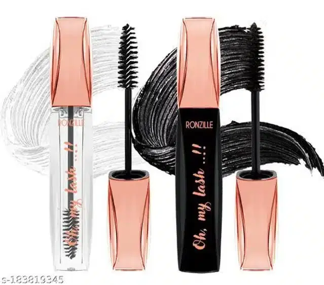 Ronzille Long Lasting Mascara, Multicolor, Pack of 2