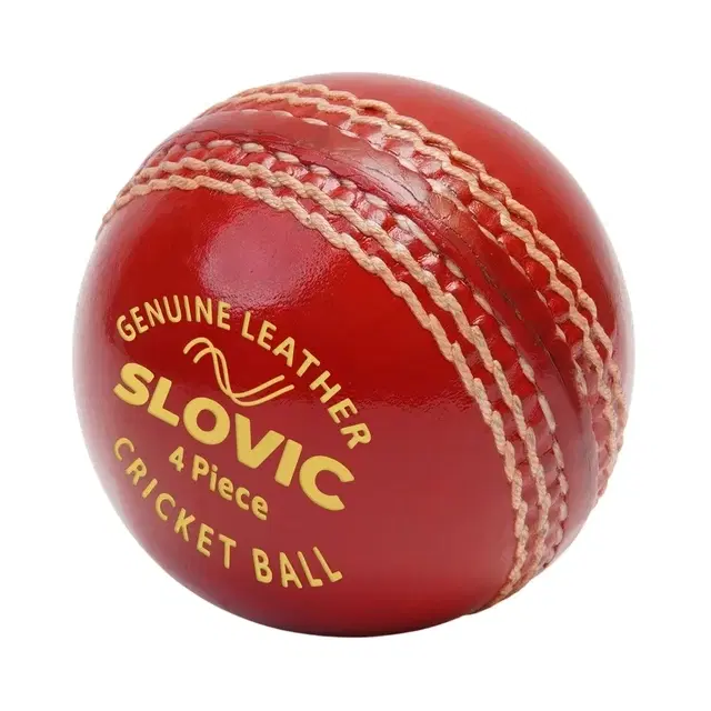 Slovic World Cup 4-Piece Leather Cricket Ball