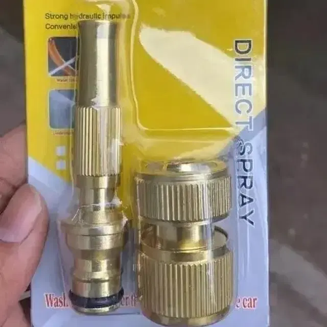 Solid Brass Nozzle, Gold