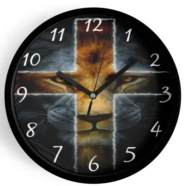 Analog Wall Clock, Multicolor, 7 inches