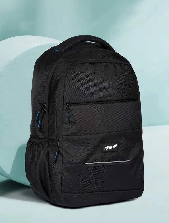 F Gear Medium 26 L Laptop Backpack Ranch Black (Black)