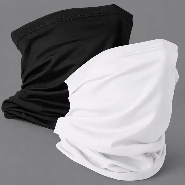 Cotton Blend Balaclava for Bike Riding ,Black & Grey, Pack of 2
