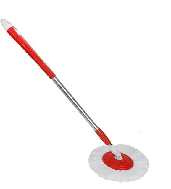 Stainless Steel Rod Set With Mop Refill, Set Of 1, Red