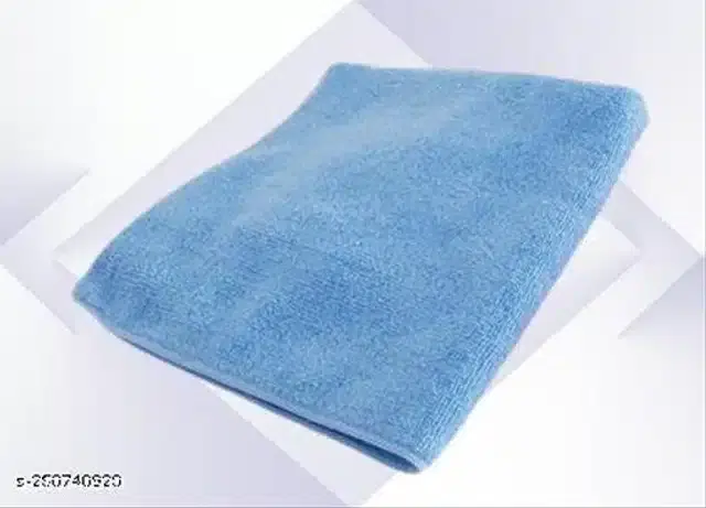 Microfiber Bath Towel, Blue, 40x40 cm, Pack of 2