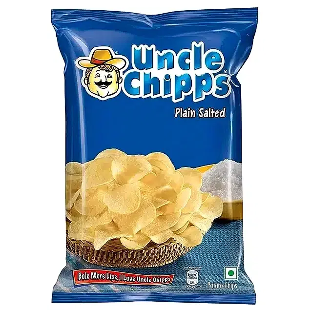 Uncle Chips Plain Salted  82.5 g