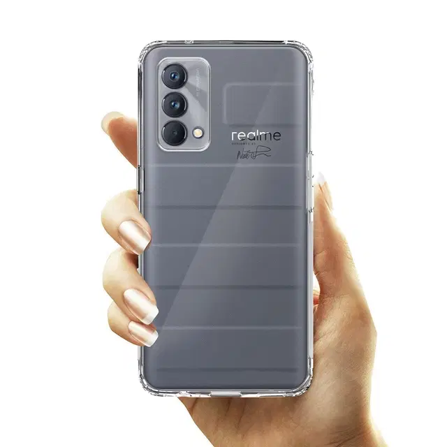 Silicone Mobile Back Cover for Realme RMX3360 / GT Master Edition (Transparent)