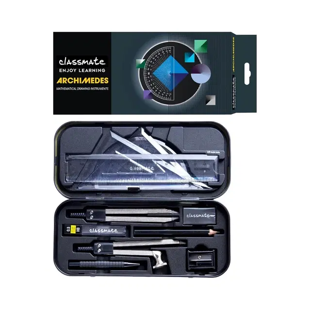 Classmate Archimedes Geometry Box With Accessories