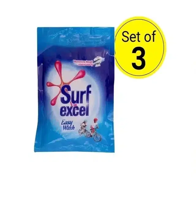 Surf Excel Easy Wash Detergent Powder 70 g (Pack of 3)