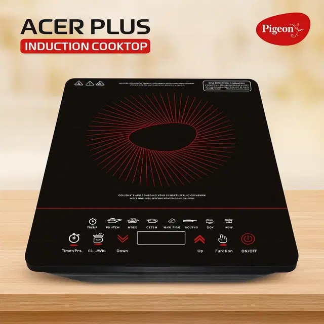 PIGEON Acer Plus Inducton Cooktop, 1800 Watts, Pack of 1