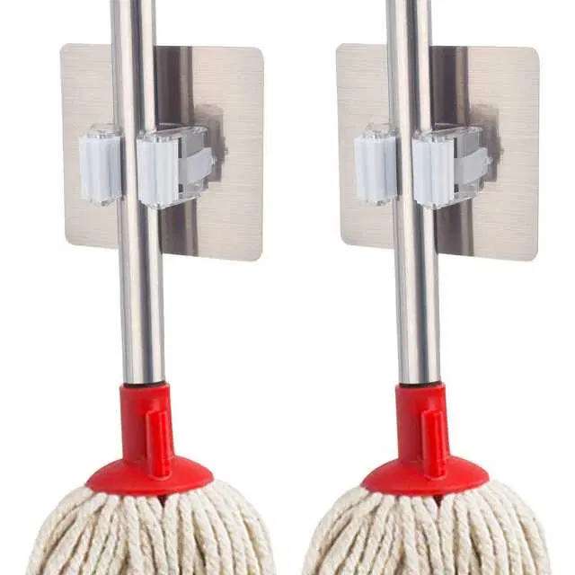Craftale Magic Sticker Series Self Adhesive Mop And Broom Holder, Pack Of 2, AE-010
