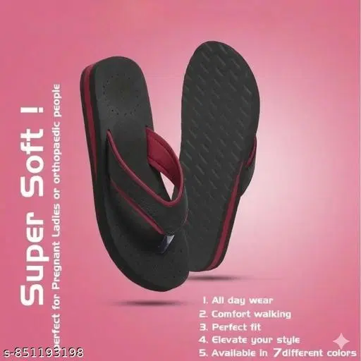 Flipflop for Women, Black (5)