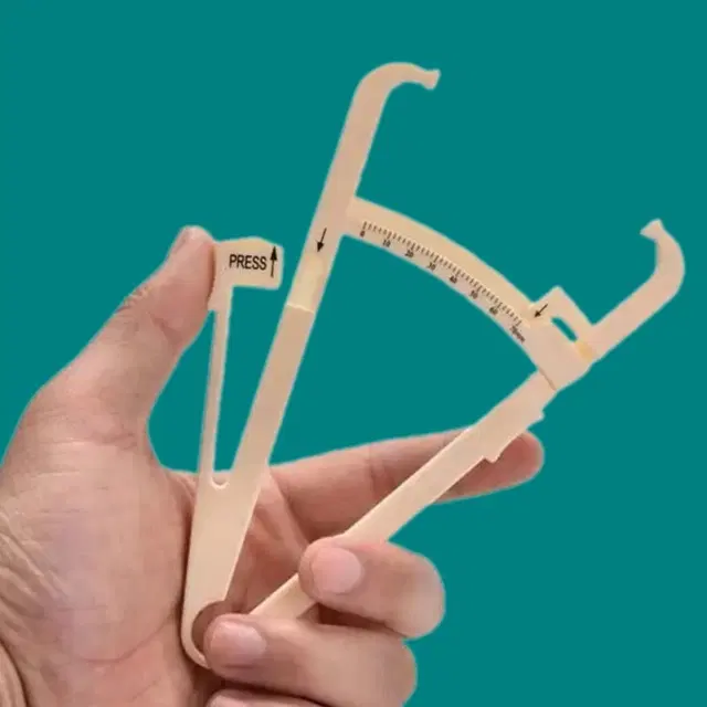 Lightweight Eco-Friendly Body Fat Measuring Caliper, Multicolor, Pack of 1