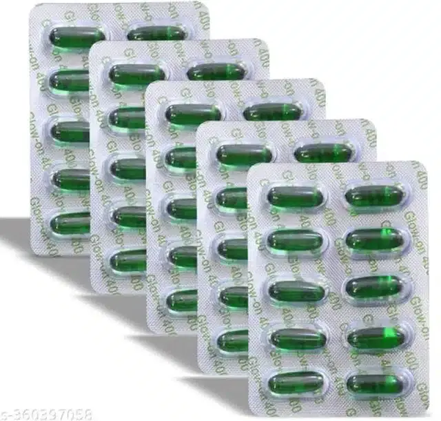 Vitamin E 400 Softgel Capsules, Pack of 50