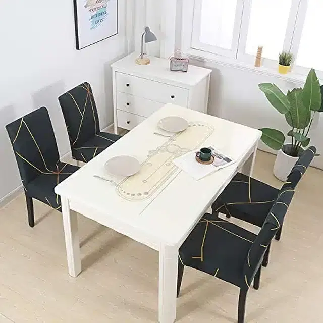 Polycotton Chair Cover, Multicolor, Pack of 2