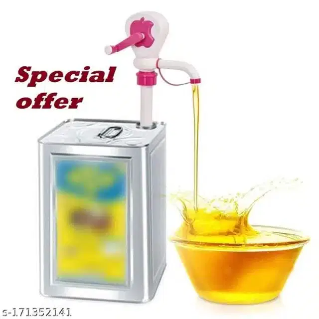 Plastic Manual Hand Oil Pump, Multicolor