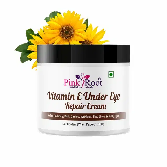 Pink Root Vitamin E Under Eye Repair Cream, 100 g