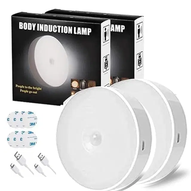 Motion Sensor Light With USB Charging Wireless Self Adhesive LED Induction Lamp Sensor Light for Wardrobe Lights with Sensor Night Light