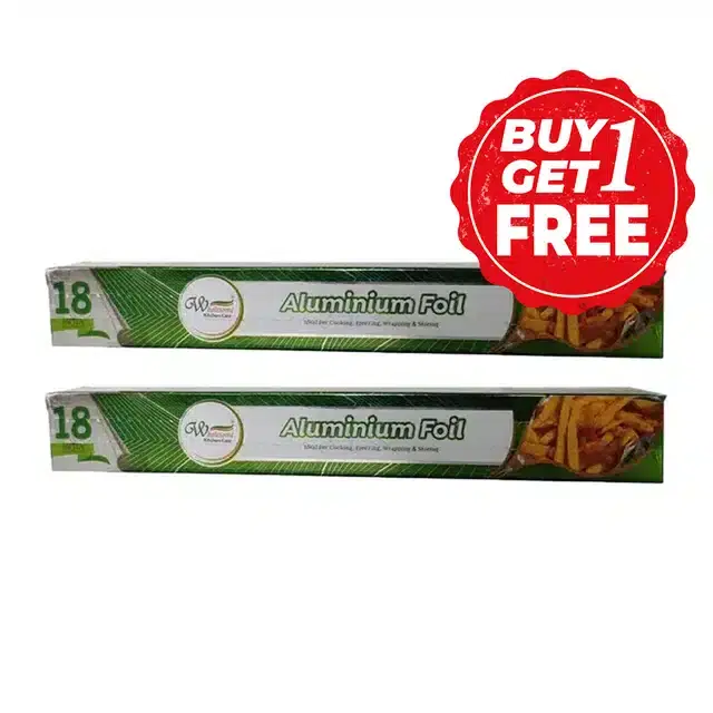 Wholsome Aluminum Foil 18 m, Buy 1 Get 1 Free