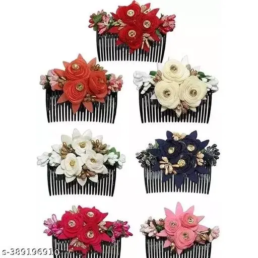 Hair Bun Extension for Women, Pack of 3 (Multicolor)