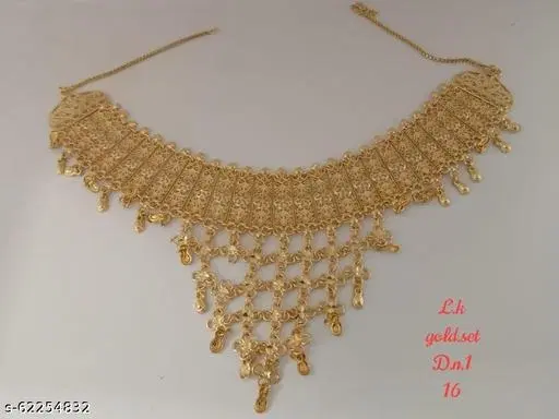 Everyday Necklaces for Women (Gold, Free Size)