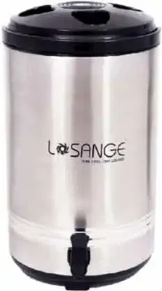 Losange Stainless Steel Jug - 14 L, Black, Hot & Cold