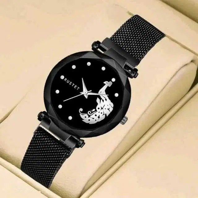 Analog Watch For Womens (Black) (WS-194)