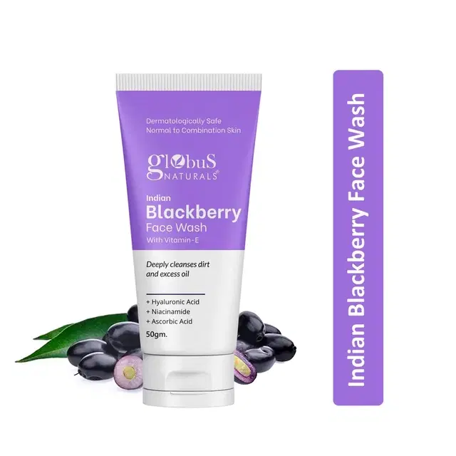 Globus Naturals Indian Blackberry Face Wash 50 g