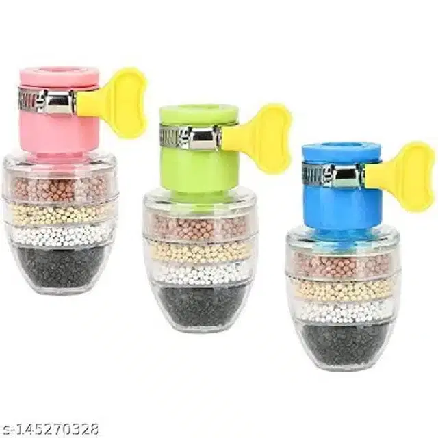 Carbon Faucet Water Filter, Assorted, Pack of 3