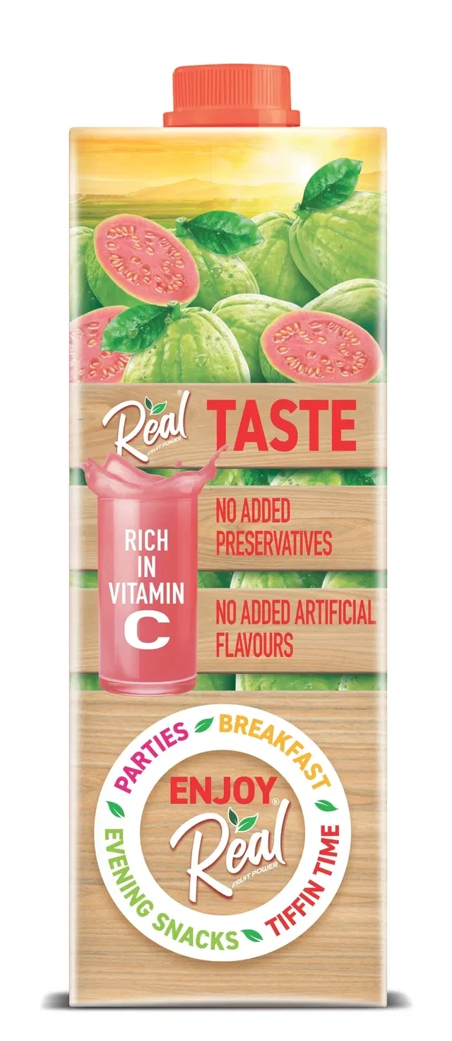 Real Pink Guava Fruit Juice 1 L