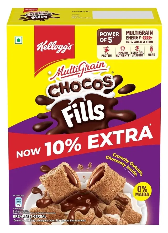 Kellogg'S Choco Fills Cereal 250 g (Carton)